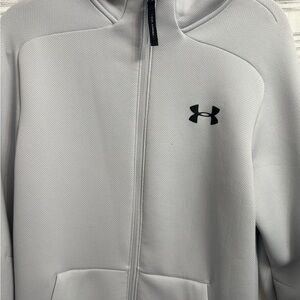 Under Armour Light Gray Zip-Up Jacket
